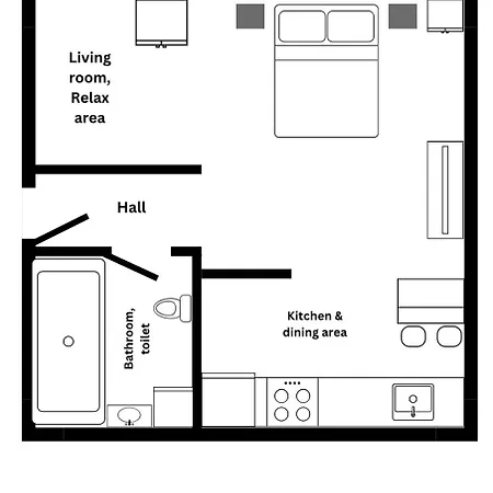 아파트 Viva - Cosy Flat In - Free Parking 부다페스트
